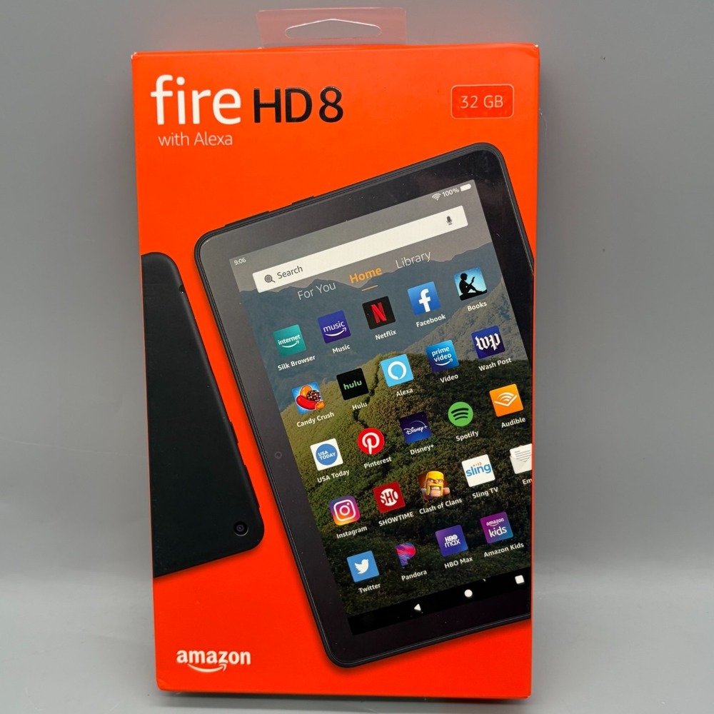 Amazon Fire HD 8 (10th Gen) 32GB Wi-Fi - Black - Sealed